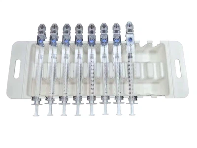 Embalaža iz ulitih vlaken po meri za medicinske kapilarne cevke